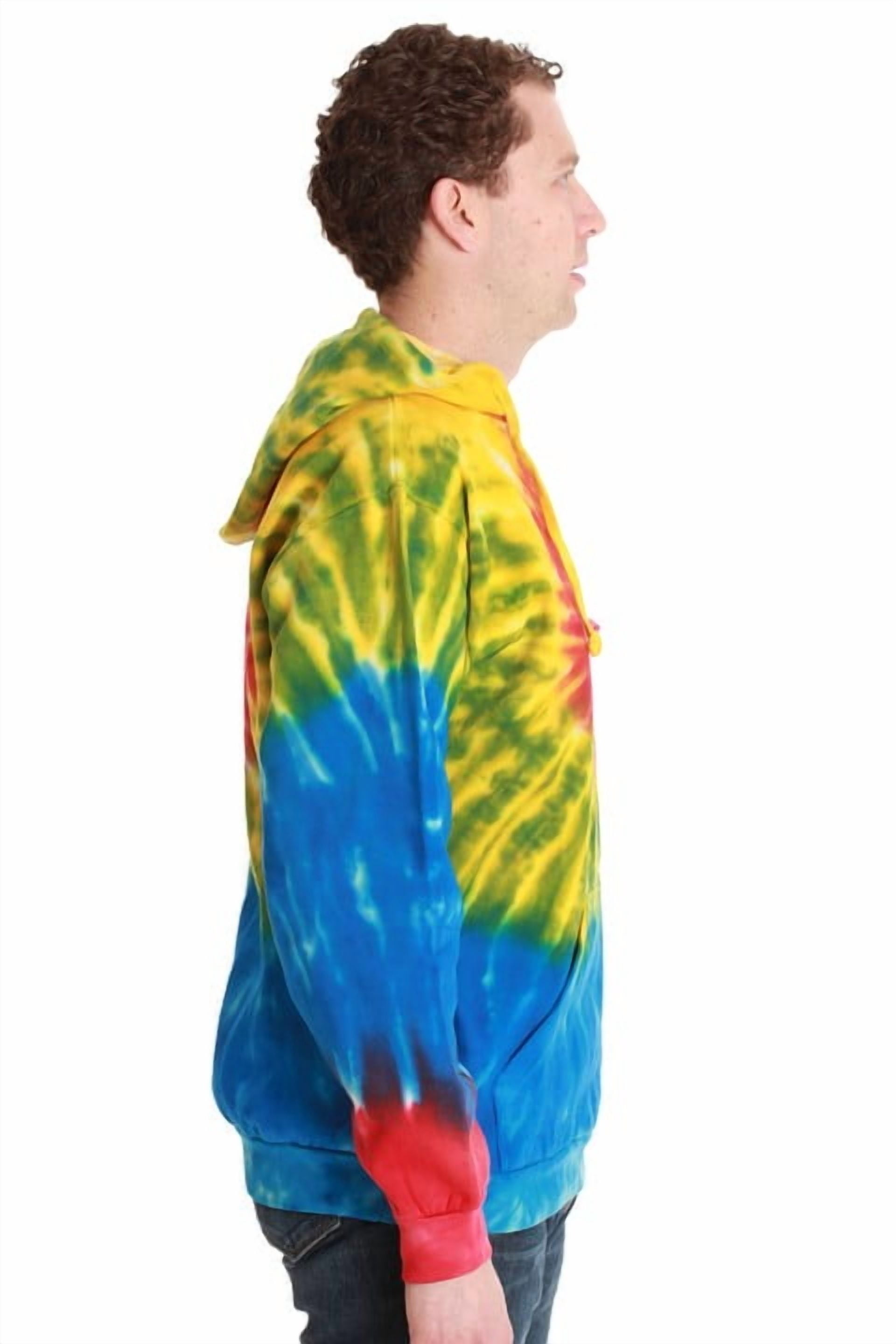 #followme Tie Dye Pullover Hoodie for Men and Women Fleece Hooded Sweatshirt (Tie Dye, Small)