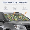 thumbnail image 4 of Haiem Cartoon Dinosaurs.Cute Dinosaurs Car Windshield Sun Shade (2 Pieces) Foldable Windshield Sun Shade Car Accessories for Truck SUV Pickup-Small, 4 of 7
