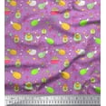 thumbnail image 1 of Soimoi Velvet Fabric Heart,Floral & Sheep Cartoon Printed Fabric 1 Yard 58 Inch Wide, 1 of 1