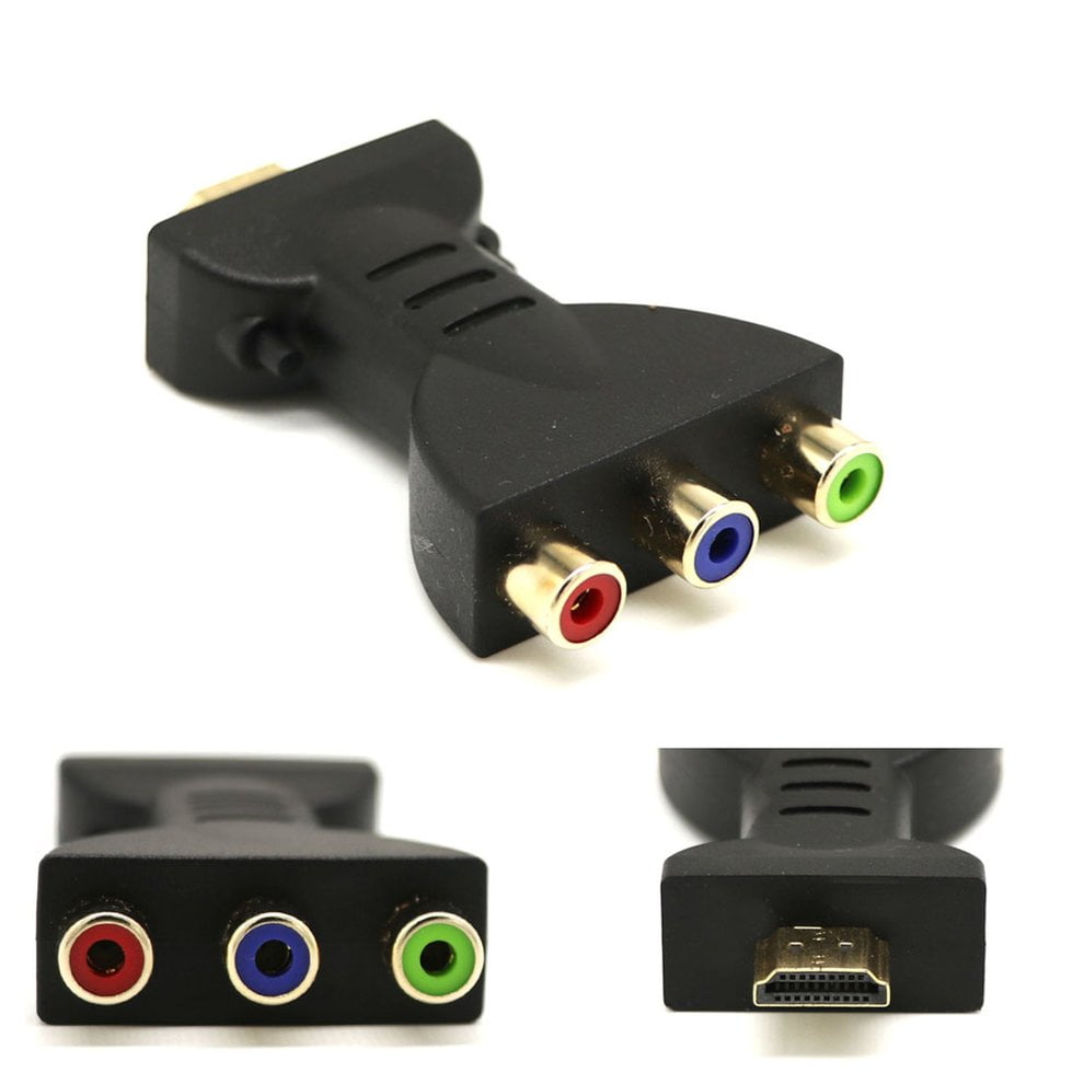 Hdmi To 3 Rgb Rca Video Audio Adapter Av Component Converter Walmart