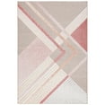 thumbnail image 2 of SAFAVIEH Sarasota Alton Geometric Indoor/Outdoor Area Rug, Pink/Brown, 6'7" x 6'7" Square, 2 of 6