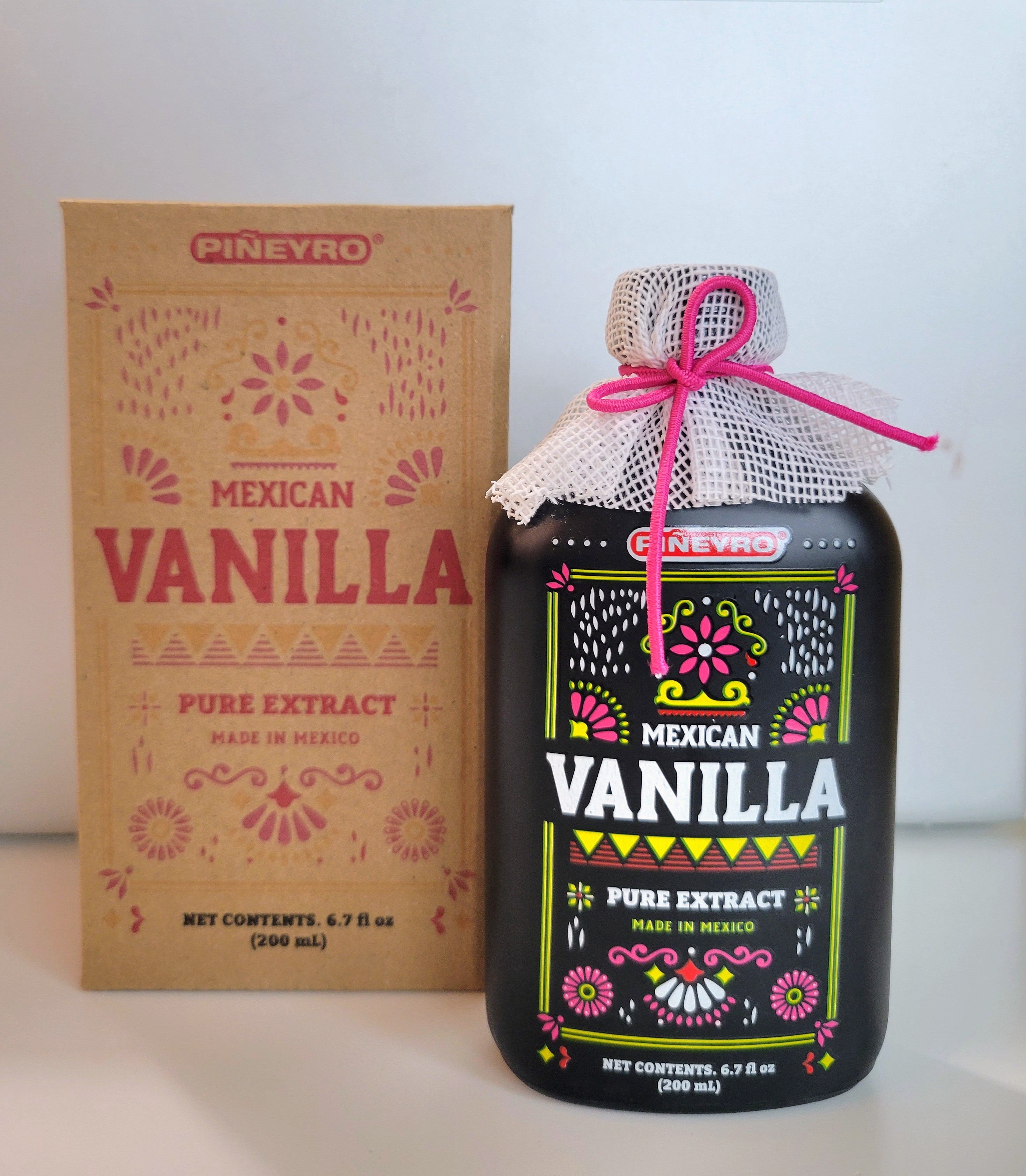 Mexican Vanilla Pure Extract | 6.7 fl. oz. | Perfect Mother’s Day Gift for Bakers  | Ideal for Baking, Cooking & Desserts | Premium Artisanal | 100% Vegan & Kosher | Non-GMO & Gluten-Free