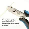 thumbnail image 2 of The Beadsmith Chain Nose Nylon Jaw Pliers – 5 inches (127mm) – Ergonomic Handle, Double Leaf Springs – Includes Replacement Heads – Jewelry Making Tool for Creating Bracelets, Earrings & Necklaces, 2 of 7