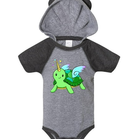 

Inktastic Cute Uni-turtle with Wings Gift Baby Boy or Baby Girl Bodysuit
