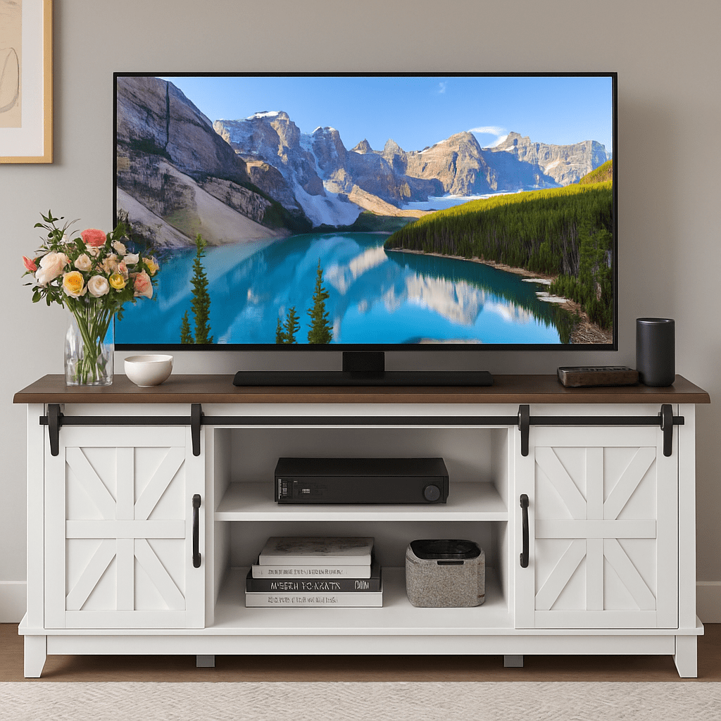 Free Shipping! Walker Edison Jackson Modern Slatted 3-Drawer TV
