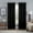 BLACK, variant on Eclipse Kylie Grommet Absolute Zero Blackout 37 x 84 Panel Pair in Grey