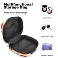 thumbnail image 4 of Boho Print Texture Sanitary Napkin Storage Bag, Zipper Menstrual Cup Pouch Feminine Menstruation First Period Pads Holder for Girls Women Ladies, 4 of 6