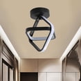 thumbnail image 3 of Lámpara de lámpara de tejado moderna, lámpara colgante LED, arte creativo para cocina, habitación, comedor, decoración de veranda, accesorio de iluminación E Negro 3 colores Colco Lámpara de techo, 3 of 8