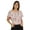 White2, variant on Moomaya Womens Printed Tops For Women Short Sleeve Flared Top Blouse
