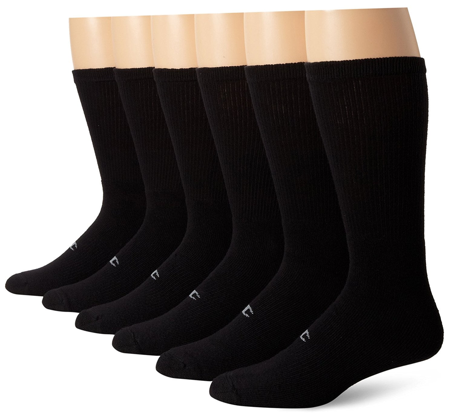 12 Paires NEW BLACK MEN'S COTTON Athletic Sports Chaussettes 9-15 made in USA 