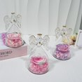 thumbnail image 4 of Figuras de ángeles con rosas preservadas como regalo para mujer, 4 of 8