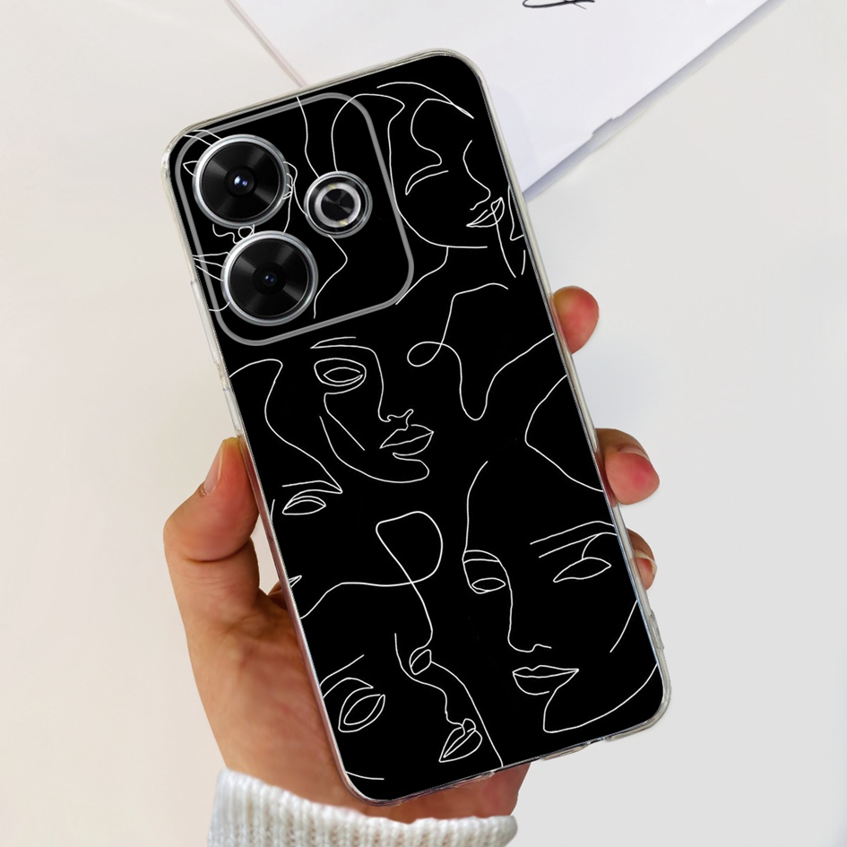 BORYA Handyhülle Für Xiaomi Redmi 13C 4G / Poco C65 - Transparent, Stoßfest, TPU Silikon