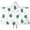 White Christmas Tree, variant on White Christmas Tree Pattern Hooded Bath Towel，50"x30" for Ages 3 To 12 Kids, Quick Dry Lightweight Soft Microfiber Hood Beach Towel Cover Up for Kids