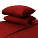 thumbnail image 3 of Juego de Sabanas Tacto Seda Matrimonial 4 piezas Tinto, 3 of 5