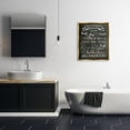 thumbnail image 4 of Stupell Industries Rustic Bathroom Rules Sign Good Hygiene List Metallic Gold Framed Floating Canvas Wall Art, 24x30, by CAD, 4 of 5