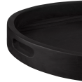 thumbnail image 2 of Bouclair Black Wood Tray, 2 of 10