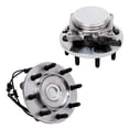 thumbnail image 3 of Detroit Axle Replacement for 2012 2013 2014 Ram 2500 3500 [2WD], Front Drilled Brake Rotors w/ Ceramic Pads Wheel Hub & Bearing Assembly - 6pc, 3 of 7