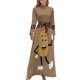 thumbnail image 2 of Vestido largo Hashbrown, vestido elegante de lujo para mujer, ropa de fiesta, 2 of 5