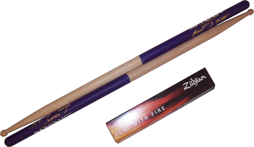Zildjian 7AWP 7A Wood Purple Dip Drumsticks Drum Sticks One Pair