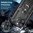 thumbnail image 6 of Entronix Protective Case Compatible with iPhone 15 Pro, Ring Holder Hard Cover, Black, 6 of 7