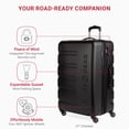 thumbnail image 3 of Luggage SwissGear 7366 Hardside, juego de 3 piezas, expandible, negro, 3 of 9