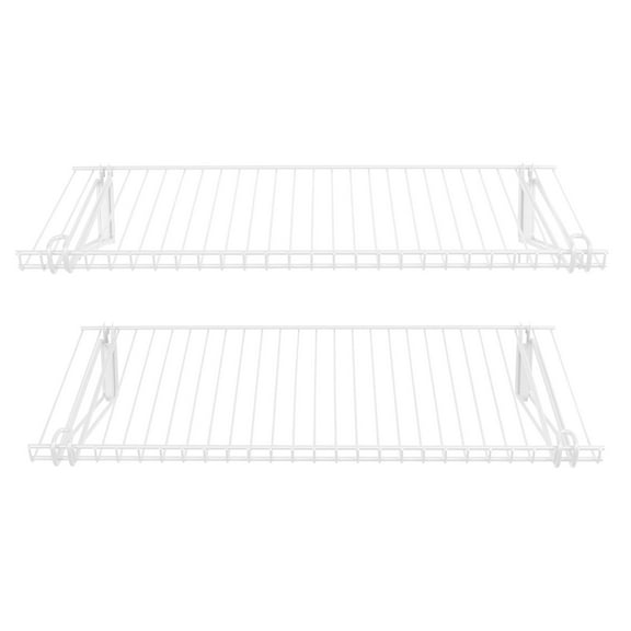 Rubbermaid FG3H9100WHT Configurations Accessories 26-Inch Shelving Kit, White