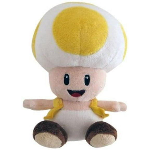 Super Mario Bros 6" Plush Yellow Toad