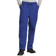 Workwear Originals Men Medical Scrubs Pant Drawstring Cargo 4000, M, Galaxy Blue