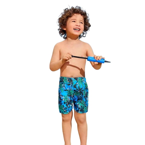 Short Duradero Niño Bermuda Casual Verano Playa Alberca Color