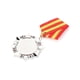 thumbnail image 3 of Medalla 5 Cm Plata Con Cinta para El Cuello Premios Juegos Pelota, 3 of 5