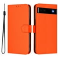 thumbnail image 2 of for Google Pixel 6a Case Wallet with Card Holder,PU Leather Anti-fall Thin Fit Phone case for Women Men,Kickstand,flip Shockproof Cover with Credit Card Slots and Wrist Strap,Orange, 2 of 11