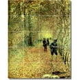 thumbnail image 1 of Ceramic Tile Mural-Claude Monet Country Painting 106. 17" w x 21.25" h using (20) 4.25 x 4.25 ceramic tiles, 1 of 3