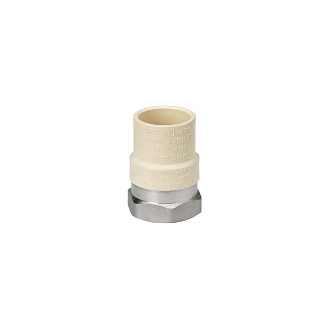 Adaptador CPVC de acero inoxidable Homewerks 1/2" FIP