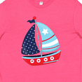 thumbnail image 4 of Inktastic Sailboat, Sailing Boat, Sails - Red Blue White Youth T-Shirt, 4 of 5