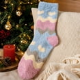 thumbnail image 4 of IYYVV Fuzzy Socks for Women Fall Cozy Fluffy Slipper Socks Non Slip Socks Warm Thick Socks for Winter Cold ,Sleep A One Size, 4 of 5