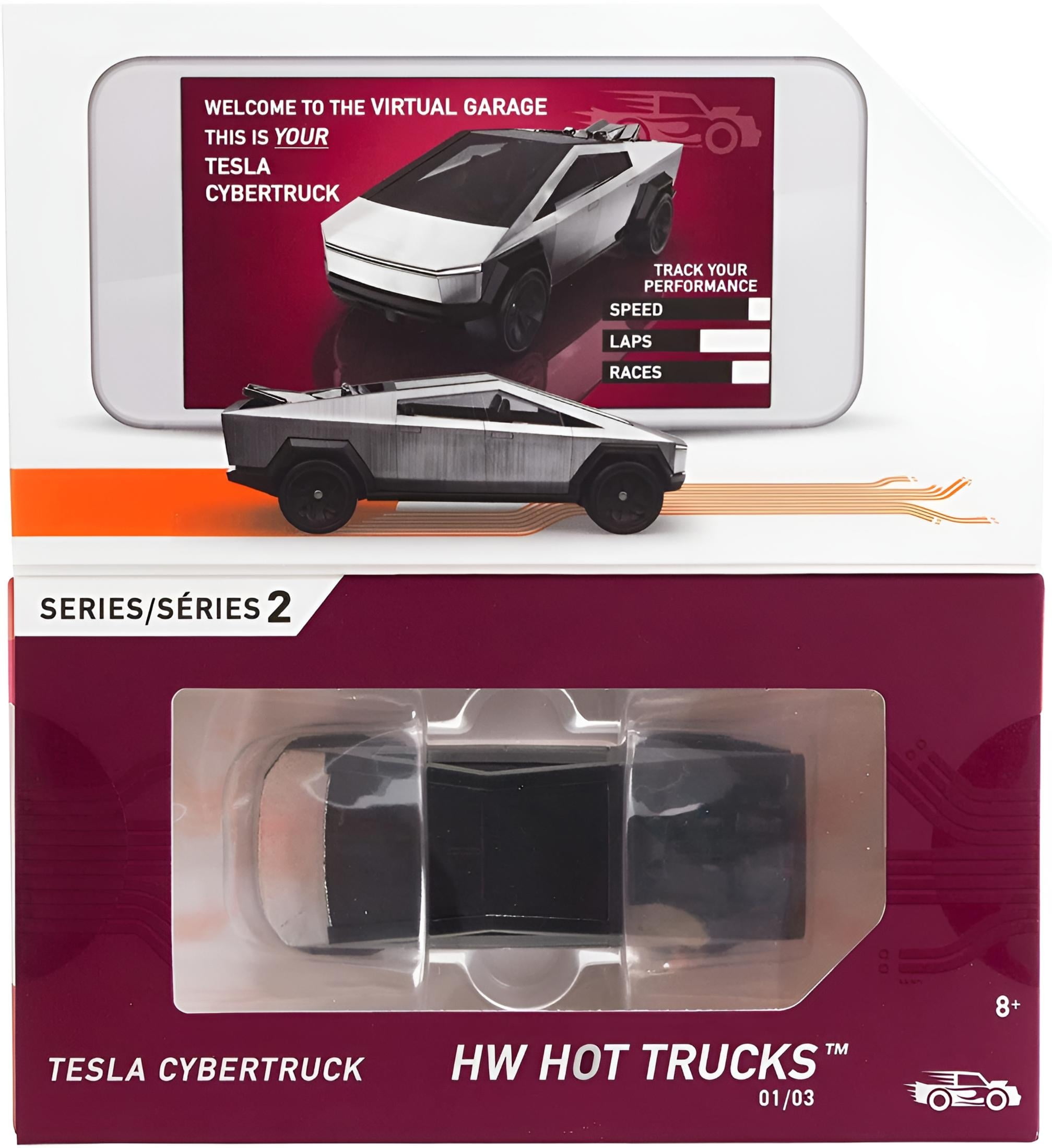Hot Wheels Tesla Cybertruckテスラサイバートラック2種 Amazon.com: Hot Wheels Tesla Cybertruck, HW Rolling Metal 4