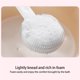 thumbnail image 2 of Cepillo De Baño De Silicona Con Mango Largo Arandela Trasera Limpieza Fuerte Limpiador De Espalda Masaje Limpieza De Ducha Eliminar Exfoliante Diseño De Orificio Colgante Suave sonducket HA028117-02, 2 of 7