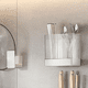 thumbnail image 2 of Soporte para Utensilios, Vasija para Utensilios de Cocina, Organizador de Utensilios Montado en la Pared, Almacenamiento de Utensilios para Encimera para Cocina,, 2 of 5