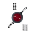 thumbnail image 4 of Abbracc Corde à Linge de Camping Portable Sans Perçage Légère Réglable Rouge 8m avec Pince, 4 of 7