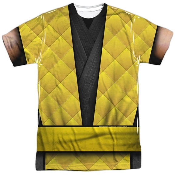 Mortal Kombat Klassic - Scorpion Outfit - Short Sleeve Shirt - Small
