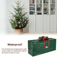 thumbnail image 2 of Christmas Tree Bag Holder Storage Ornaments Decorations Organizer Waterproof Zipper Decorative Clothes Home Storing, 2 of 9