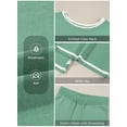 thumbnail image 3 of DOKOTOO 2 Piece Outfits for Women Lounge Sets Half Sleeve Knit Sweater Tops Matching Set Wide Leg Pants Tracksuit M, 3 of 7
