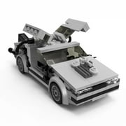 Yigebebe Technical Car Back to the Futured Time Machine Deloreaning Speed Champions MOC Supercar Building Blocks Bricks Toys