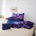 thumbnail image 5 of Magical Dragon Full Bedding Set 7 Pcs Western Aesthetics Animal Comforter Set With Sheets Rose Flower Wildlife Bed In A Bag Teen Adults Starry Sky Soft Lightweight Bed Set, 5 of 5