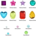 thumbnail image 2 of ORUYROP 1782pcs Gems Stickers, Self Adhesive Gems for Crafts Bling Rhinestones for Crafts, Assorted Shapes Jewels Rhinestones Stickers, Muticolor, 2 of 6