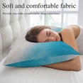 thumbnail image 5 of Summer Beaches Throw Pillow Covers Casual Oceans Artistic Sea Waves Coastal Landscape Decorative Lumbar Pillow Cover Rectangle Cushion Case for Sofa Couch Bed Living Room Bedroom 20 X 36 Inches, 5 of 9