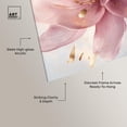 thumbnail image 4 of Pink and Gold Bloom Acrylic Elegant Floral Art by Art Remedy, Ready to Hang, 10 x 15, 4 of 7