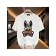 thumbnail image 1 of Bone Graphic t-Shirt, Rabbit Design, Hip Hop , Unisex, Men's Short Sleeve Crew Neck Street t-Shirt Summer And Spring, Casual, Clothing, Rock Crew Neck Summer Graphic, 1 of 7