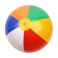 thumbnail image 2 of Pelota de playa inflable colorida de 30cm, juguetes divertidos de juego de agua de natación de verano de PVC Tmvgtek libre de BPA, 2 of 4
