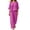 Hot Pink, variant on cfhntfmh Womens Cotton Linen 2 Piece Outfits Crewneck Half Sleeves Tops Wide Leg Trousers Pants Suits Summer Casual Dressy Sets